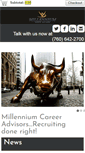 Mobile Screenshot of millenniumcareeradvisors.com